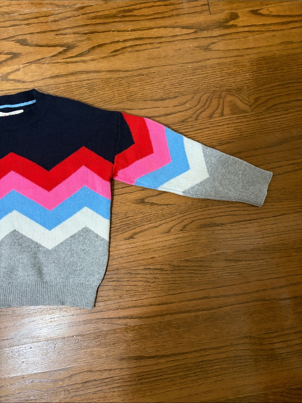 Mini Boden Zig Zag Sweater - Picture 3 of 13
